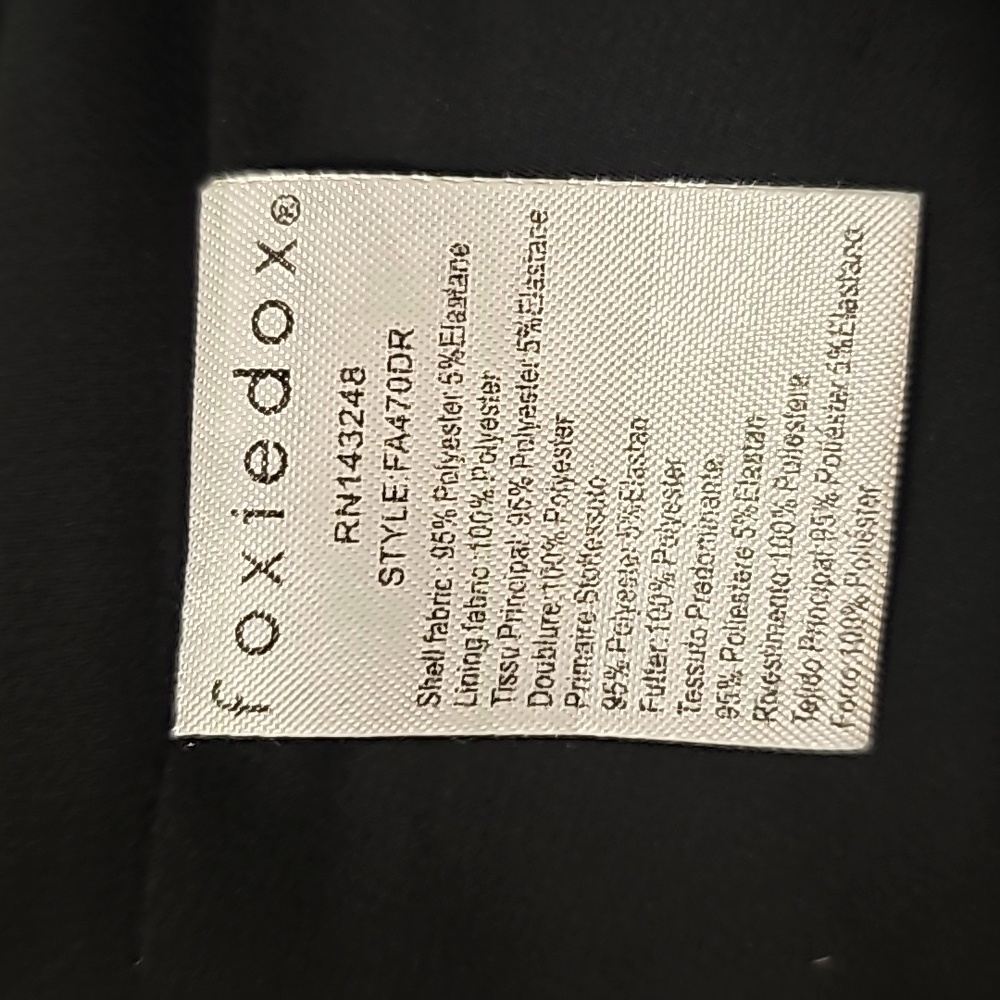 FOXIEDOX by Anthropologie Plisse Tiered Black Cold Shoulder Mini Dress - Picture 5 of 6
